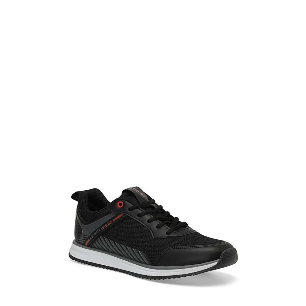 Erkek İnce Taban Sneaker Spor Ayakkabı 1272 - Siyah Beyaz - 40 - BTMK01272-Siyah Beyaz-40