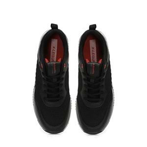 Erkek İnce Taban Sneaker Spor Ayakkabı 1272 - Siyah Beyaz - 40 - BTMK01272-Siyah Beyaz-40