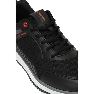 Erkek İnce Taban Sneaker Spor Ayakkabı 1272 - Siyah Beyaz - 40 - BTMK01272-Siyah Beyaz-40