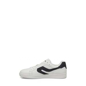 Sneaker Erkek Spor Ayakabı 1283 - Beyaz - 45 - BTMK01283-Beyaz-45